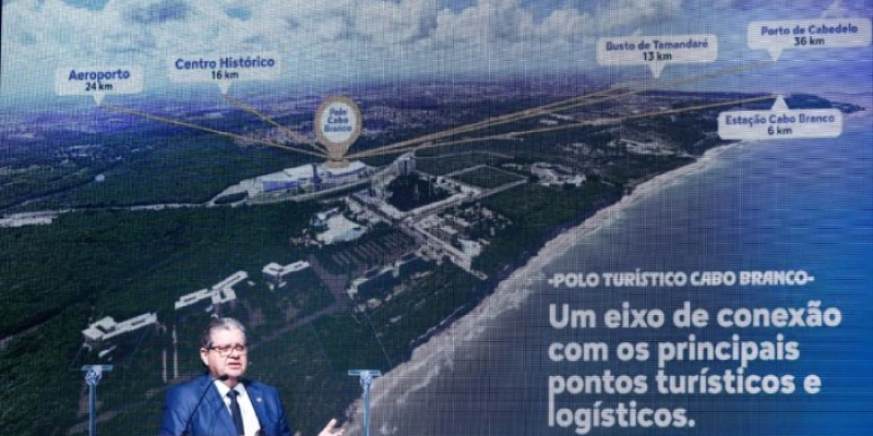 João Azevêdo apresenta Polo Turístico Cabo Branco a investidores e lideranças internacionais em evento da ONU em São Paulo