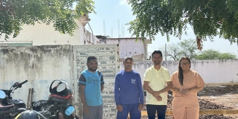 Gestão Helder Carvalho inicia construção de UBS no bairro Alto do Cruzeiro, em Sousa
