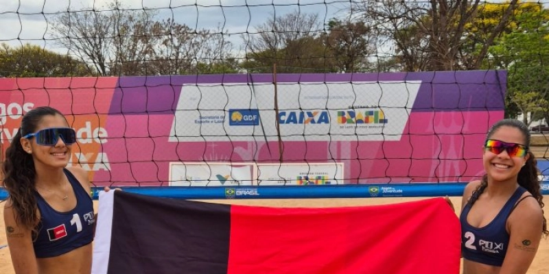 Paraíba conquista o ouro no vôlei de praia e bronze no basquete feminino dos Jogos da Juventude