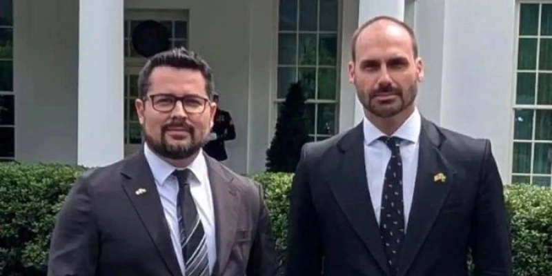 PGR denuncia Eduardo Bolsonaro e Paulo Figueiredo por coação