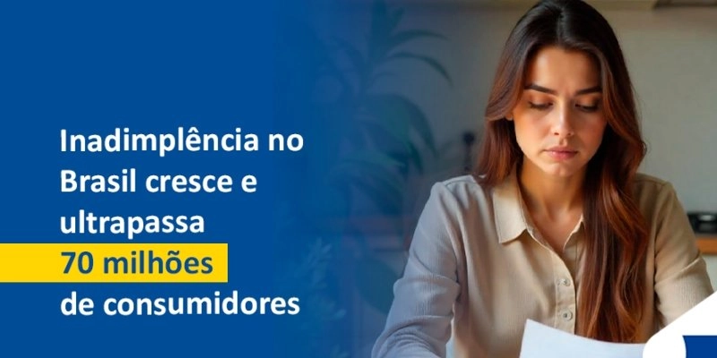 Mais de 71 milhões de brasileiros têm nome negativado; recuperação cai 12,5% em 12 meses