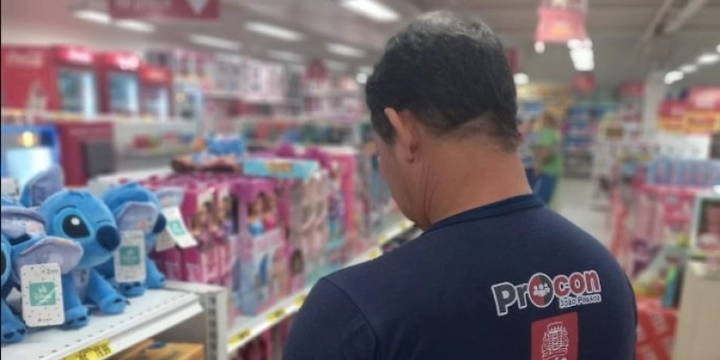 Procon-JP retoma fiscalização às lojas de brinquedos com novas apreensões de produtos