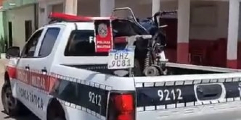 Polícia Militar apreende veículo com sinais de adulteração na cidade de Coremas