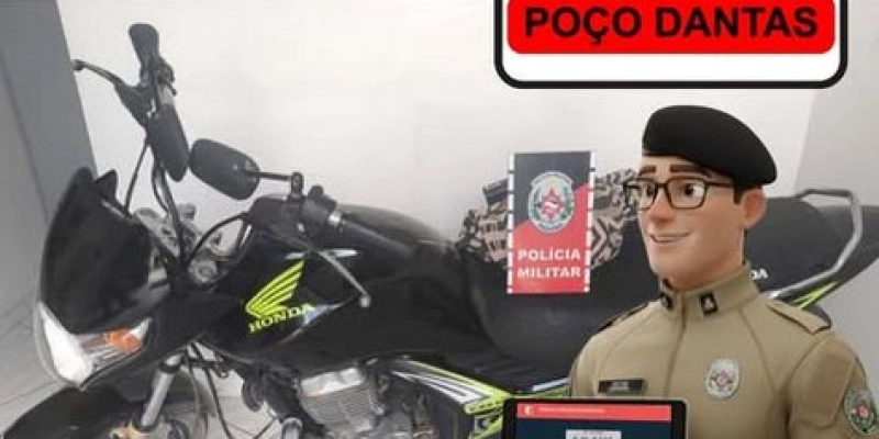 Ação da Polícia Militar apreende veículo com restrição de roubo na cidade de Poço Dantas