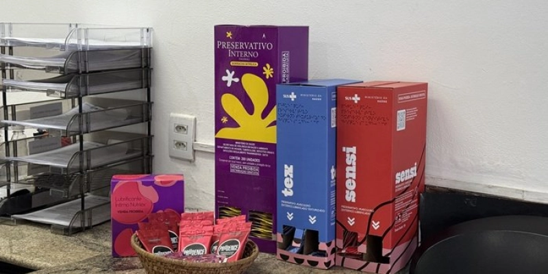 Saúde distribui novos modelos de preservativos para reforçar prevenção e ampliar adesão