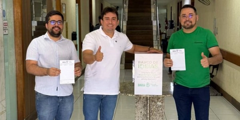 Prefeitura de Sousa lança o ‘Banco de Ideias’ para ouvir a opinião dos sousenses com sugestões e reclamações