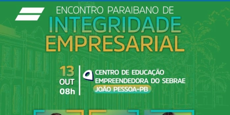Controladoria Geral de João Pessoa realiza encontro sobre integridade empresarial no próximo dia 13