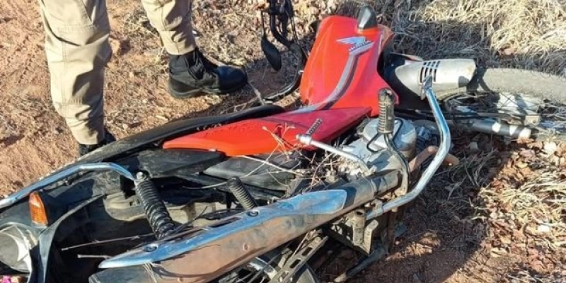 Polícia militar recupera motocicleta furtada em festa de emancipação política em São João do Rio do Peixe 