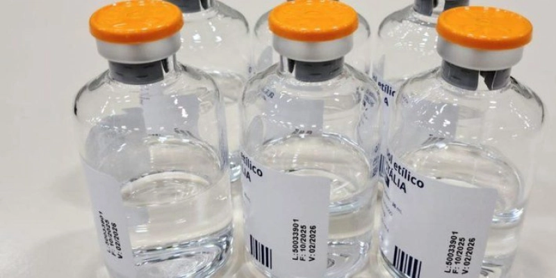 SUS recebe 11,5 mil frascos de etanol para reforçar combate a intoxicações por metanol