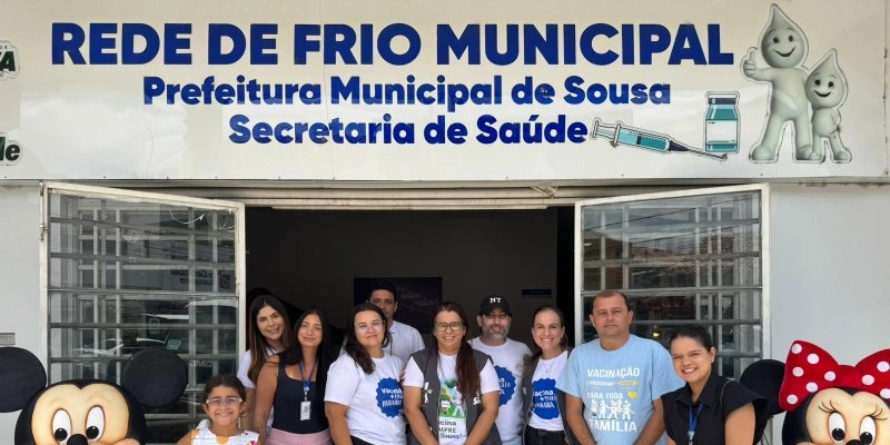 Dia D da Multivacinação em Sousa movimenta unidades de saúde e Rede de Frio Municipal