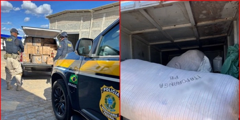 Em menos de seis horas, PRF flagra diversos crimes tributários e prende foragido da Justiça na Paraíba