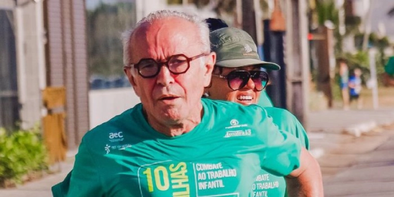 Cícero Lucena reforça luta contra o trabalho infantil durante corrida 10 milhas do TRT