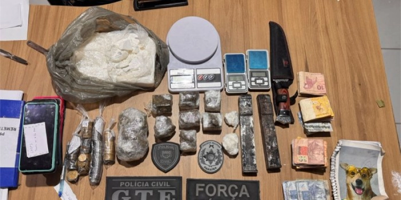 Operação integrada apreende armas e drogas no interior da Paraíba