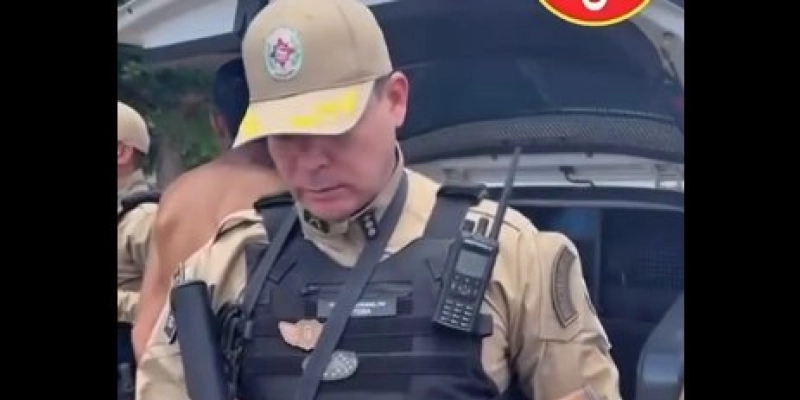 PM apreende arma de fogo e munições e conduz monitorado por tornozeleira eletrônica à Delegacia em Sousa