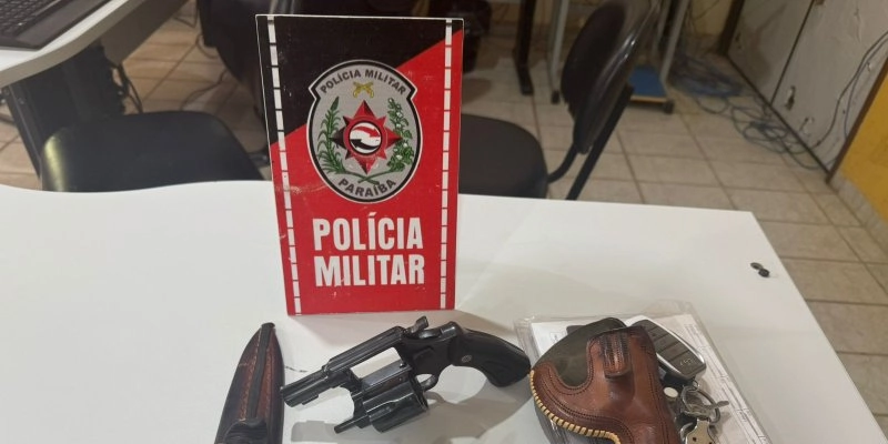 Polícia militar apreende arma de fogo durante abordagem em Catolé do Rocha