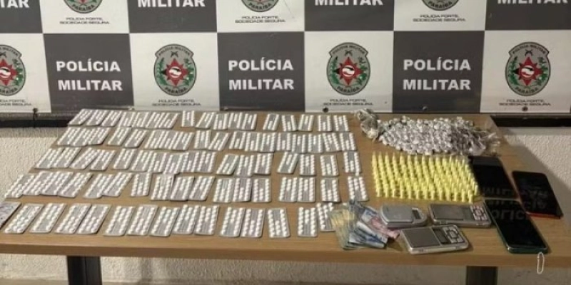 Operação apreende, na PB, drogas e comprimidos alucinógenos, após denúncias