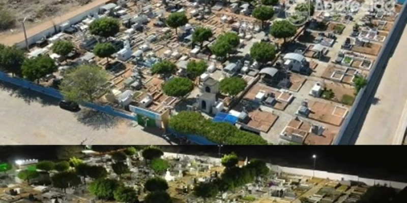 Prefeitura de Aparecida realiza limpeza e manutenção do Cemitério Municipal para o Dia de Finados