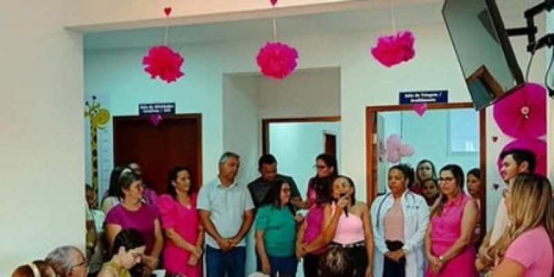 Prefeitura de São Francisco promove ação do Outubro Rosa na UBS de Ramada
