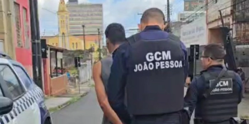Em menos de 24 horas a Guarda Civil de João Pessoa deteve suspeito de ter matado a tiros um homem no Centro