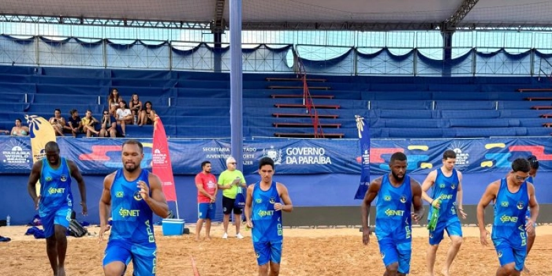 Paraíba World Beach Games: Brasil inicia treinos para o Mundial de Handebol de Praia