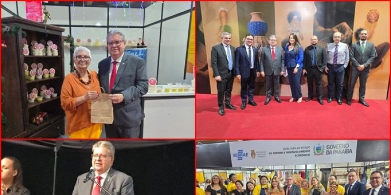 João Azevêdo participa da abertura do Salão do Artesanato de Brasília e destaca investimentos no segmento paraibano