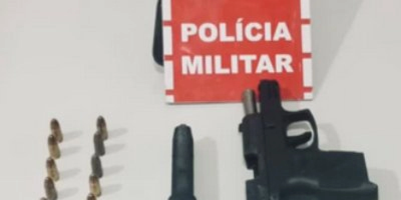 Após denúncia, Polícia Militar prende homem por porte ilegal de arma de fogo, no Sertão