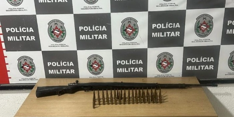 Operação apreende um fuzil e mais de 50 munições de grosso calibre na Paraíba