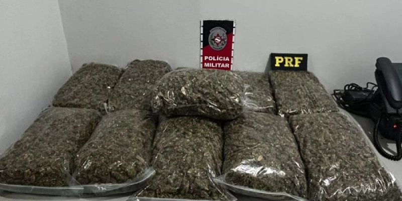 PM e PRF interceptam transporte de drogas de Campina Grande para João Pessoa