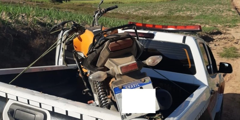 Dupla é presa na Paraíba por roubo de moto no Estado de Pernambuco