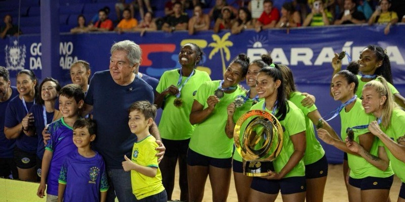 Brasil vence Mundial de Handebol de Praia no encerramento do Paraíba World Beach Games