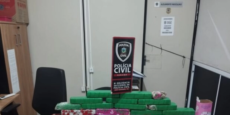 Polícia Civil apreende cerca de 40 quilos de drogas e desarticula organização criminosa na PB