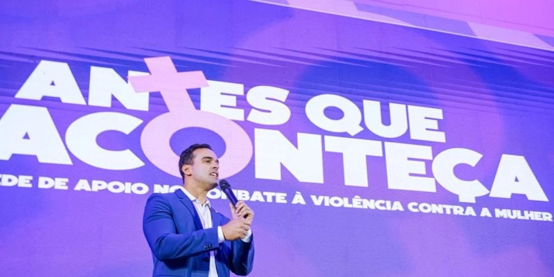 Lucas Ribeiro reforça compromisso da Paraíba no enfrentamento da violência contra a mulher durante lançamento de parceria do programa Antes que Aconteça