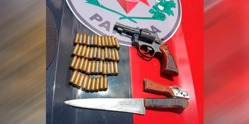 Polícia Militar prende suspeitos com arma de fogo e munições envenenadas na Paraíba