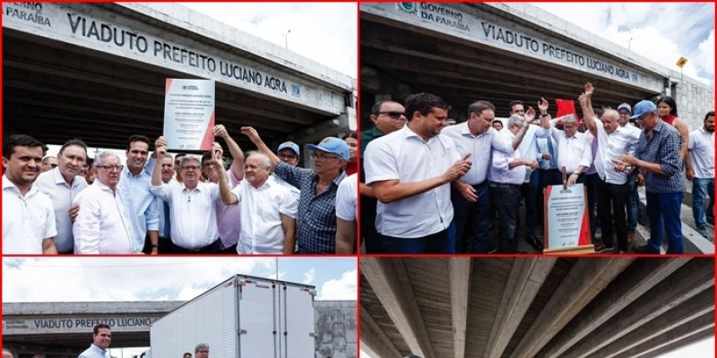 João Azevêdo entrega mais um investimento em mobilidade urbana em João Pessoa com a liberação da segunda etapa do Viaduto Luciano Agra