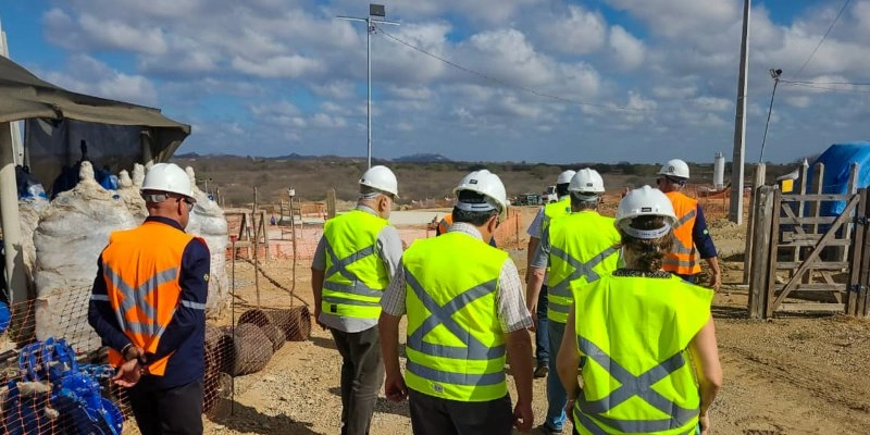 Governo da Paraíba e Banco Mundial realizam missão de implementação do Projeto de Segurança Hídrica e avaliam progresso na obra do Ramal Cariri