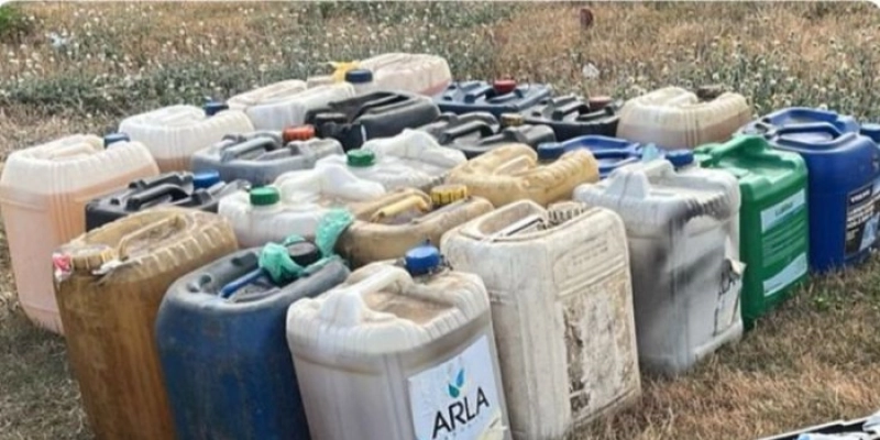 Polícia Civil fecha, na PB, depósito clandestino e apreende quase 500 litros de combustível