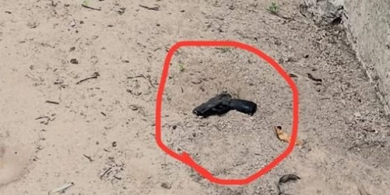 Pistola 9mm é apreendida e homem é detido pela DCCPAT após tentativa de fuga