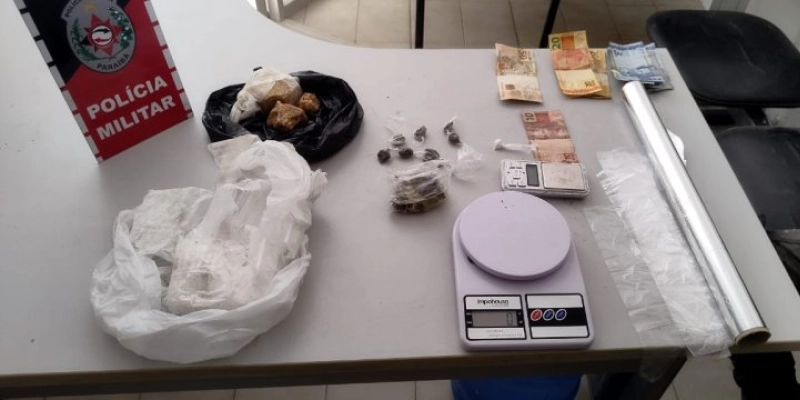 Ex-presidiário é detido com drogas pela ROTAM em Santa Cruz 