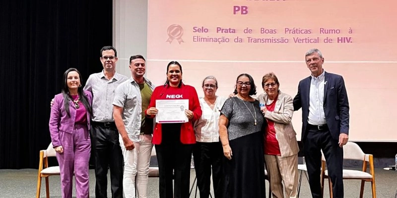 Paraíba recebe Selo Prata de eliminação da transmissão vertical do HIV concedido pelo Ministério da Saúde