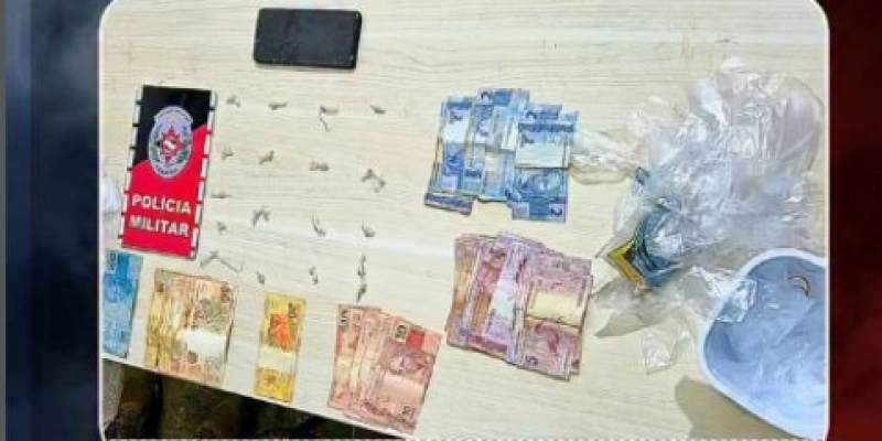 PM prende suspeito com 18 pedras de crack no bairro São José, em Cajazeiras