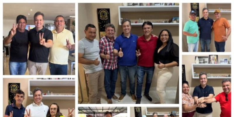 Júnior Araújo amplia base política e recebe novos apoios em diversas regiões da Paraíba