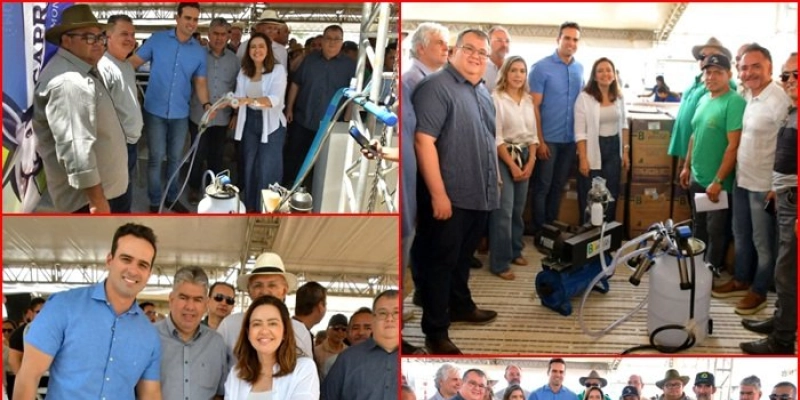 Pollyanna Werton entrega ordenhadeiras e reforça apoio à agricultura familiar em Monteiro