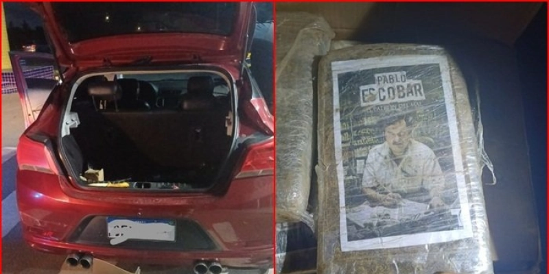 Polícias Civil e Rodoviária Federal prendem suspeito de tráfico com 20 quilos de haxixe