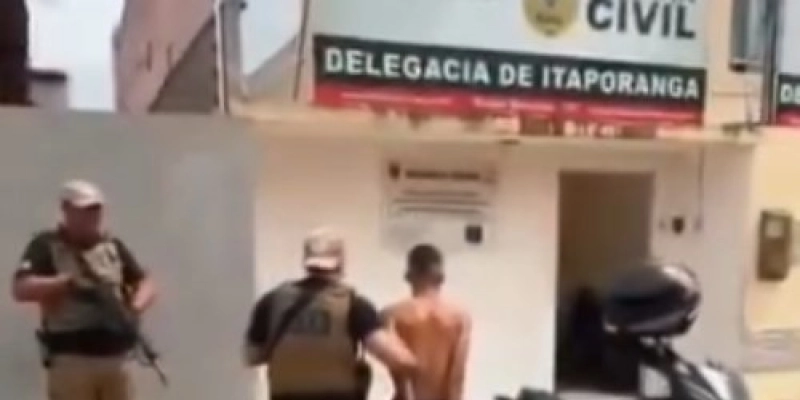 Polícia Civil prende em Itaporanga suspeito de tentativa de homicídio ligada ao crime organizado