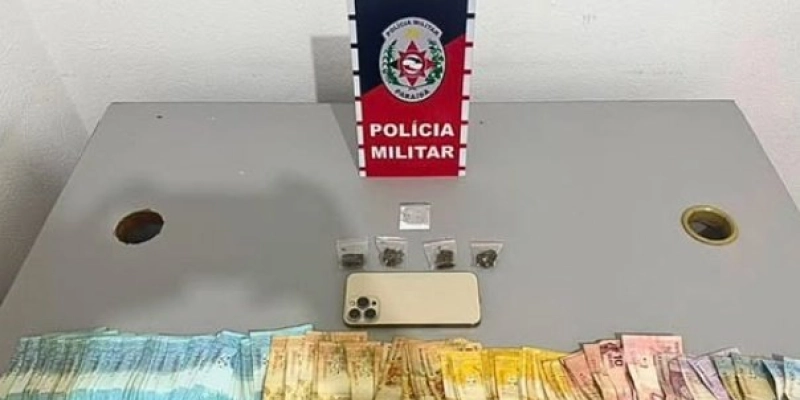 Polícia militar conduz indivíduo por tráfico de entorpecentes em Patos 