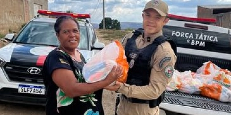 Solidariedade em ação: 13º Batalhão realiza operação PM Solidária no Vale do Piancó