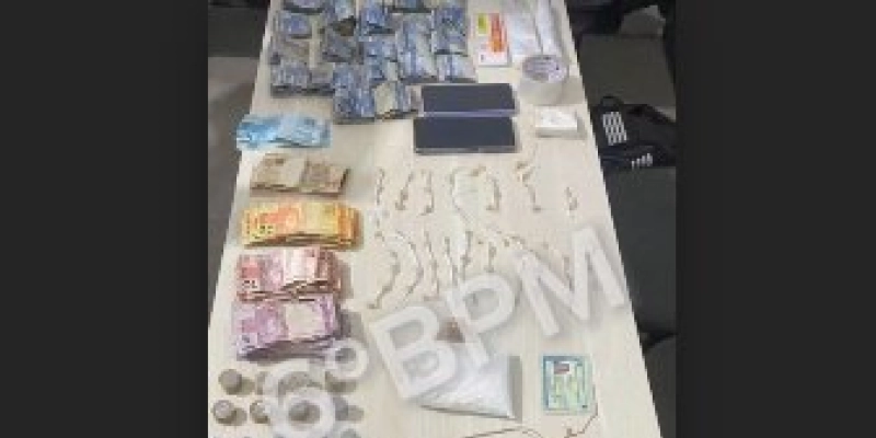 Polícia Militar desarticula mais um ponto de venda de drogas na cidade de São João do Rio do Peixe