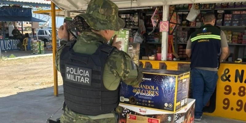 Fiscalização interdita comércios e aplica mais de R$ 100 mil em multas por fogos barulhentos na Paraíba