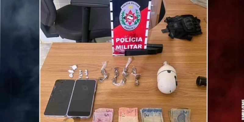 Casal é detido por suspeita de tráfico de drogas no bairro Povo de Deus, em Sousa
