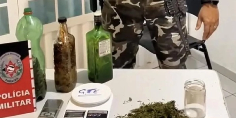 Polícia Militar encerra festa e apreende drogas na zona rural de Tavares